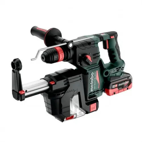 Marteau perforateur burineur 18 V KH 18 LTX 24 BL Quick + ISA 18 LTX 24 – 2×5,5Ah – 2,2J – Coffret metaBOX – Metabo Prix Choc