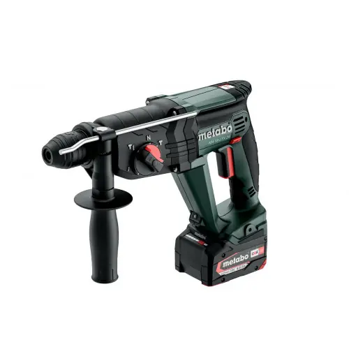 Marteau perforateur burineur 18 V sans fil KH 18 LTX 24 2 x 4,0 Ah Li-Power, ASC 55 – Metabo Produit De Marque