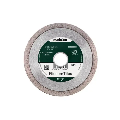 Prix Choc Meule de tronçonnage diamantée SP – T Carrelage – 125×22,23 mm – Metabo
