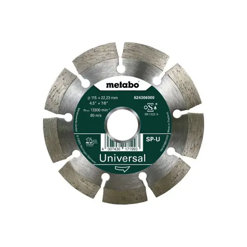 Bon Plan Meule de tronçonnage diamantée – SP – U – 115 x 22,23 mm – Metabo