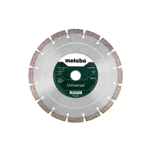 Quantité Limitée Meule de tronçonnage diamantée – SP – U – 230 x 22,23 mm – Metabo