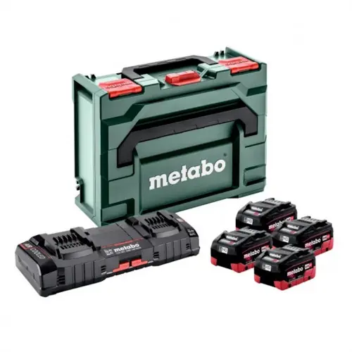 Soldes Pack énergie 18 V 4 Batterie 18V LiHD Chargeur Ultrarapide – batterie incluse – Metabo