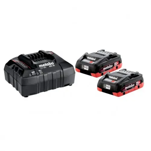 Pack énergie 18 V Pack 2 Batteries 18 V + chargeur rapide - batterie incluse - Metabo Quantité Limitée