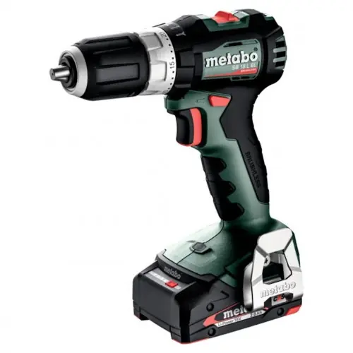 Livraison Express Perceuse à percussion 18 V SB 18 L BL - 2x2Ah - 28Nm - Coffret metaBOX - batterie incluse - Metabo