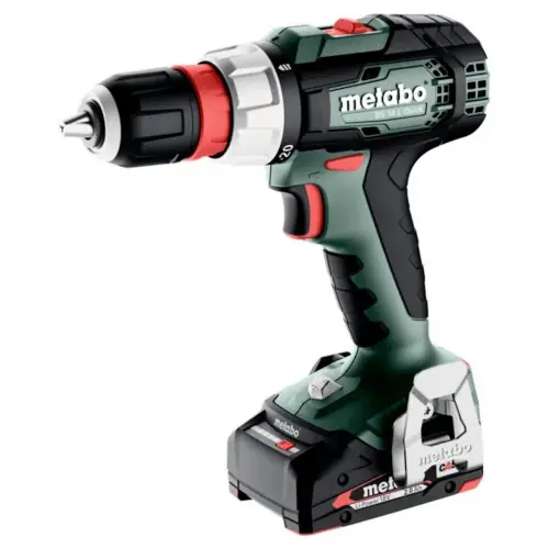 Perceuse visseuse 18 V BS 18 L Quick - 2x2Ah - 26Nm - Coffret metaBOX - batterie incluse - Metabo Jusqu'à Épuisement Des Stocks