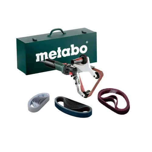 Quantité Limitée Ponceuse à tubes RBE 15-180 - 1550W - Diamètre de tube max. 180 mm - Coffret avec set d‘accessoires - Metabo
