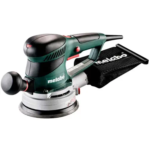 Promotion Saisonnière Ponceuse excentrique SXE 450 TurboTec - 350W - Plateau Ø 150 mm - Oscillation 2,8/6,2 mm - Coffret Metabox - Metabo