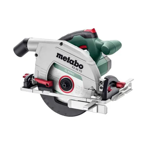 Haute Qualité Scie circulaire KS 66 FS - 1500W - Profondeur de coupe 66 mm - Coffret Metabox - Metabo
