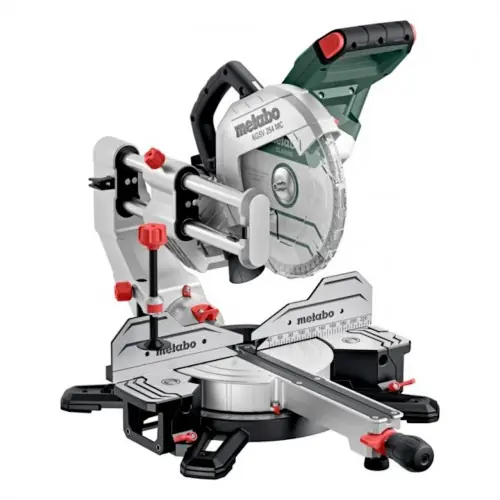 Scie onglets rad KGSV 254 MC capacité coupe 90°/90° 92/305mm, vitesse à vide 1900-4500/min - 1450W - 92mm - Metabo Super Prix