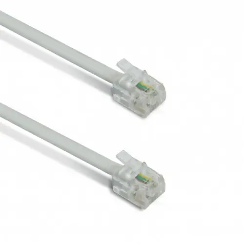 Câble téléphonique RJ11 mâle/mâle 5 mètres – Metronic Meilleur Prix