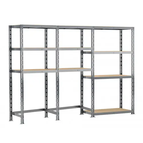 Concept rangement de garage - longueur 240 cm - 10 plateaux - Modulö Storage Commande En Gros
