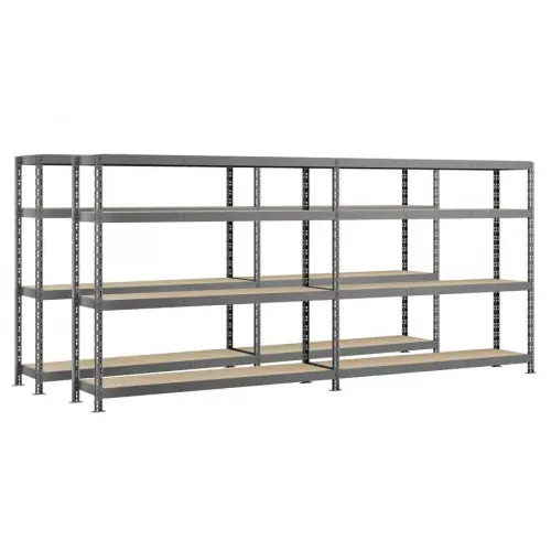 Populaire Lot de 2 étagères double Rack MODULÖ - 290 x 50 cm - 8 plateaux - Modulö Storage