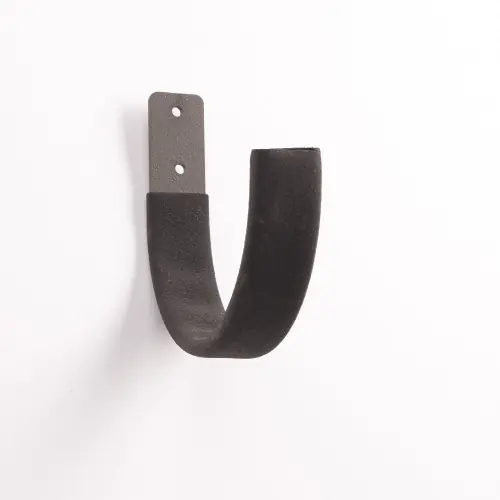 Crochet fer plat gainé MOTTEZ, H.15 x l.3.5 x P.16 cm - MOTTEZ Nouvelle Collection