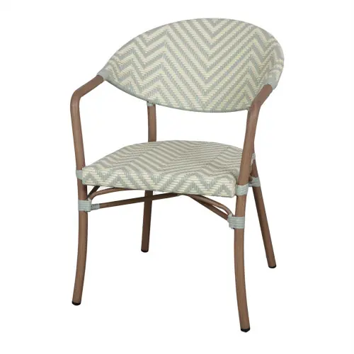 Chaise d’extérieur avec un style bistrot - modèle 038 - bleu eau - MWlab Satisfait Ou Remboursé