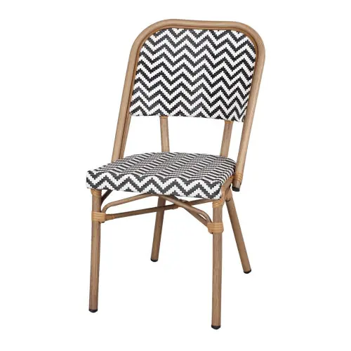 Offre Exclusive Chaise d’extérieur avec un style bistrot – modèle 040 – noir – MWlab