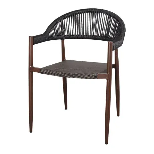 Chaise d’extérieur avec un style contemporain nordique - modèle 052 - marron - MWlab Acheter Direct