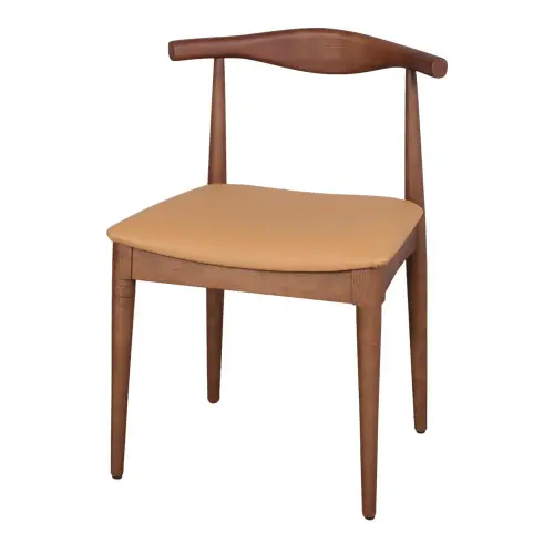 Chaise en bois avec un style Mid Century - modèle 013 - caramel - MWlab Authentique