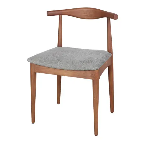 Chaise en bois avec un style Mid Century - modèle 013 - gris vert - MWlab Vente Flash