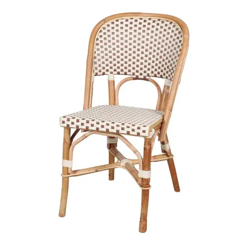 Chaise en rotin avec un style bistrot – modèle 030 – beige – MWlab Authentique