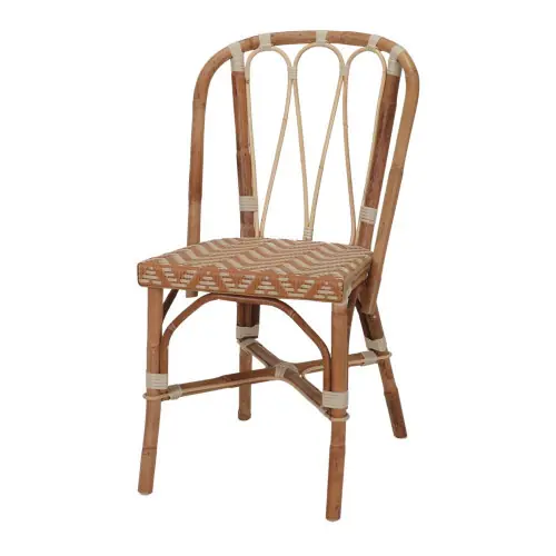 Livraison Express Chaise en rotin avec un style bistrot – modèle 037 – curry – MWlab