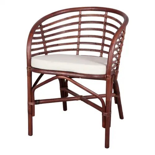 Chaise en rotin avec un style nordique - modèle 025 - marron - MWlab Meilleur Choix