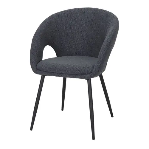 Chaise tapissée avec un style contemporain - modèle 001 - bleu - MWlab Nouvel Arrivage