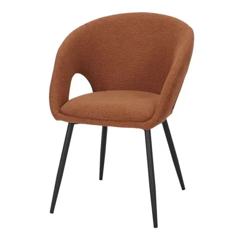Chaise tapissée avec un style contemporain - modèle 001 - citrouille - MWlab Bon Marché