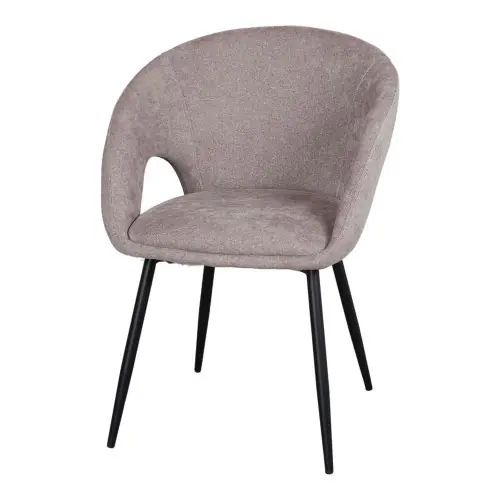 Chaise tapissée avec un style contemporain - modèle 001 - toast - MWlab Prix Réduit