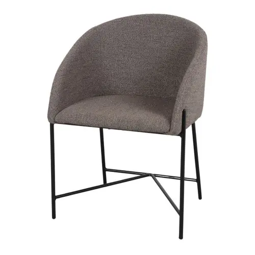 Chaise tapissée avec un style contemporain – modèle 004 – marron – MWlab Must-Have