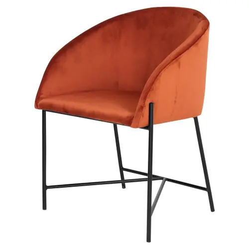 Jusqu'à Épuisement Des Stocks Chaise tapissée avec un style contemporain - modèle 004 - terracotta - MWlab