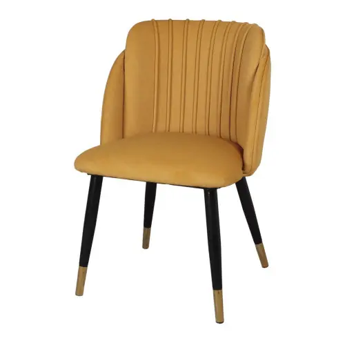 Chaise tapissée avec un style contemporain - modèle 061 - moutarde - MWlab Nouvel Arrivage
