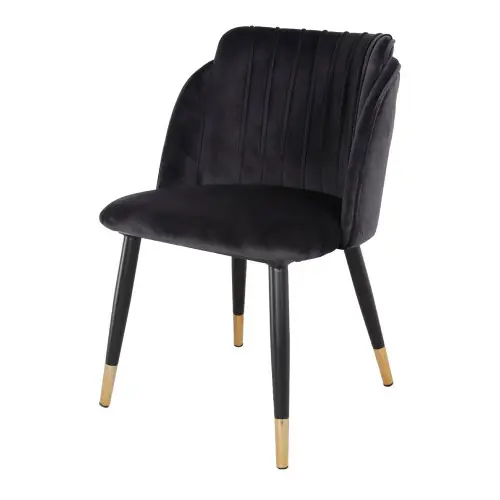 Dernier Modèle Chaise tapissée avec un style contemporain - modèle 061 - noir - MWlab