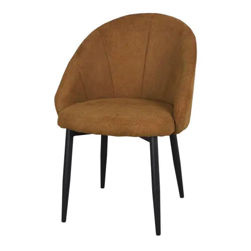 Chaise tapissée avec un style Mid Century – modèle 006 – moutarde – MWlab Prix Bas