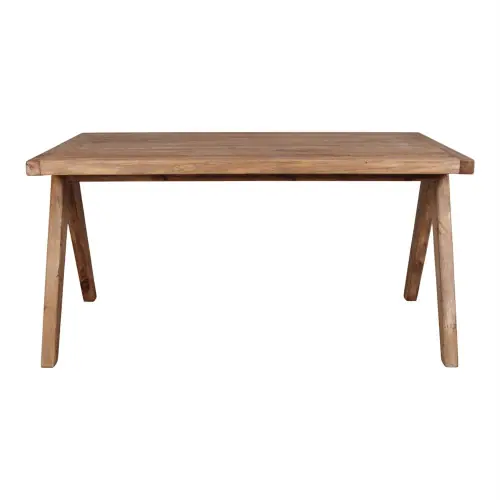 Usine Directe Table de salle à manger en bois avec un style méditerranéen – modèle 087 – 148 cm – MWlab