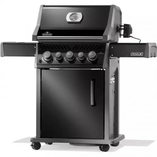 Affaire À Saisir Barbecue à gaz – Rogue 425 RSBPK – 3 brûleurs principaux – surface de cuisson 60 x 45 cm – grilles en fonte émaillée – rôtissoir – Napoléon