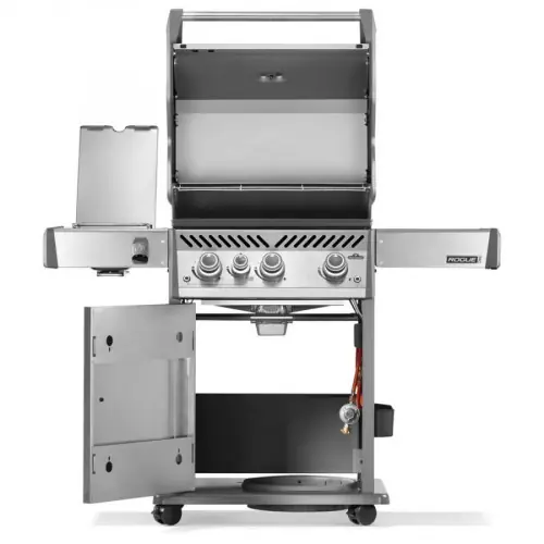 Expédié Aujourd'hui Barbecue à gaz - Rogue PRO 425 SIB Inox - 3 brûleurs principaux - surface de cuisson 60x45cm - grilles en fonte émaillée - Napoléon