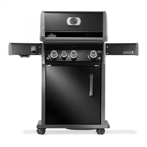 Barbecue à gaz – Rogue PRO 425 SIB Noir – 3 brûleurs principaux – surface de cuisson 60×46 cm – grilles en fonte émaillée – Napoléon Satisfait Ou Remboursé