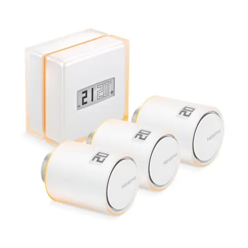 Bon Plan Pack Thermostat + 3 Têtes Thermostatiques Connectés et Intelligents NETATMO – NETATMO
