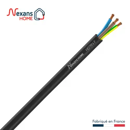 Câble Souple Ho7Rnf Noir, L.50 M – NEXANS Super Prix