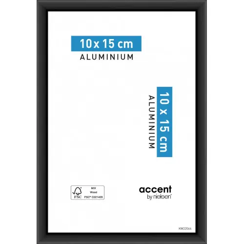 Prix Choc Cadre Accent, 10 x 15 cm, noir - NIELSEN