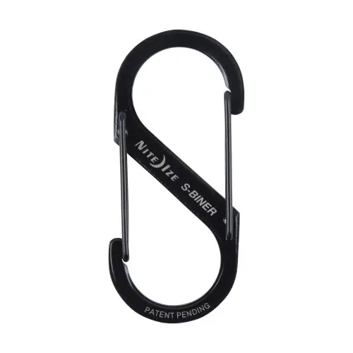Mousqueton double entrée inox noir 5cm 4,5kg nite ize – NITE IZE Top Vente