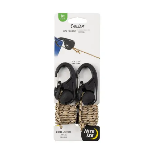 Produit De Marque Tendeur en plastique noir pour ficelle de 2 à 5mm nite ize lot de 2 – NITE IZE