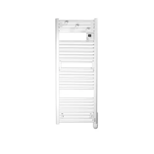 Dernière Chance Sèche-serviettes électrique à inertie fluide – Actibain Connect 750 W – blanc – vertical – connecté – Noirot