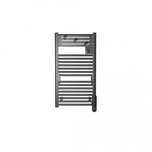 Sèche-serviettes électrique connecté – Actibain Connect noir – 500 W – 50 x 101,1 cm – Noirot Dernier Modèle