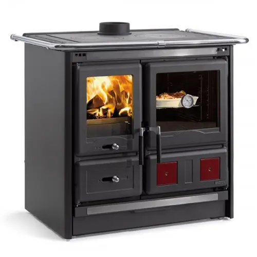 Remise Cuisinière à bois - ROSAL5.0ACIERNOIRANTHRACITE - Nordica extraflame