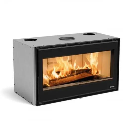 Insert acier - L 100 cm - 8,1 kW - Rdt 81% - Foyer en Nordiker - B. 80 cm - Nordica extraflame Prix Promo