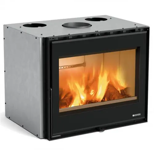 Prix Réduit Insert acier - L 71 cm - 7,5 kW - Rdt 80,7% - Foyer en Nordiker - B. 30 cm - Nordica extraflame