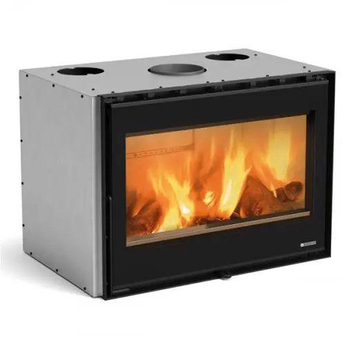 Expédition Rapide Insert acier - L 80 cm - 8 kW - Rdt 82,1% - Foyer en Nordiker - B. 33 cm - Nordica extraflame