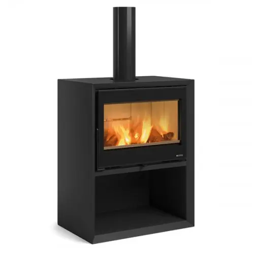 Poêle à bois Dante Bûcher - 8,8 kW - Rdt 85,5% - Foyer Nordiker - B. 30 cm - Nordica extraflame Acheter Direct
