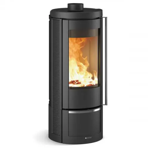Poêle à bois Marlena - 7,5 kW - Rdt 86,5% - Foyer Fonte - B. 30 cm - Fonte - Nordica extraflame Prix Réduit